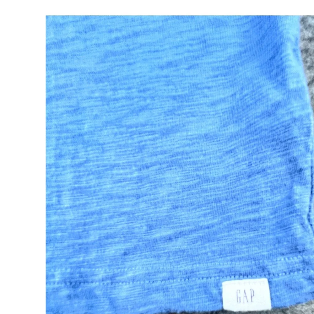 GAP Kids Blue Henley T Shirt Short Sleeve Size Large Casual‎ Top